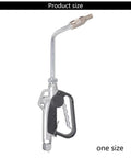 Rijdaua Super Compact Air-Powered Fluid Transfer Pump With Leakproof Nozzle For Lubricants And Oil Control At 35 Lpm Flow Rate And Heavy Duty Aluminum Alloy Construction Ideal For Car Maintenance showing product size.