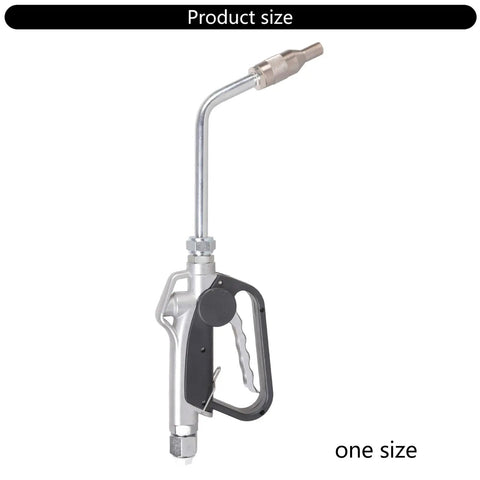 Rijdaua Super Compact Air-Powered Fluid Transfer Pump With Leakproof Nozzle For Lubricants And Oil Control At 35 Lpm Flow Rate And Heavy Duty Aluminum Alloy Construction Ideal For Car Maintenance showing product size.