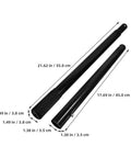 Floor Jack Handle Replacement Set 2 Pack Horizontal Hydraulic Jack Handles Poles Lever For 3 Ton Floor Jacks shown in dimensions