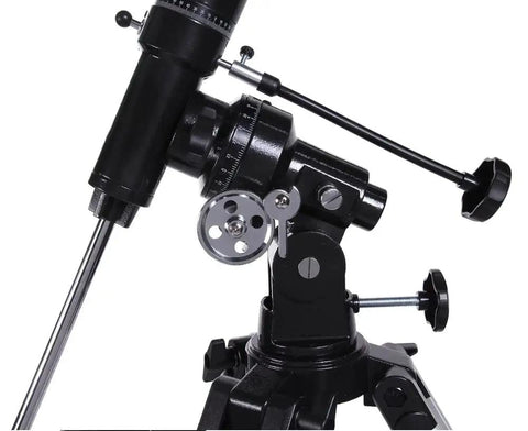 German Equatorial Mount detail for Newtonian Reflector Telescope With 150mm Aperture And 1400x Magnification Epic Planet Moon Viewing