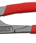 Cobra ES Extra-Slim 10 Inch Pump Pliers With Narrow Jaws For Gripping Round Parts Heavy-Duty Front Serration red handle