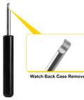 4 Piece Pro Grade Watch Back Removal Tool Set For Quick Pry Back Case Opener And Battery Swap, Built Tough With Stainless Steel And ABS