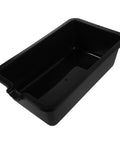 Cool Black Abaodam 6 Gallon Heavy Duty Engine Oil Drain Pan For Garage And Shop Use Easy Clean Large Opening Basin, black plastic design.