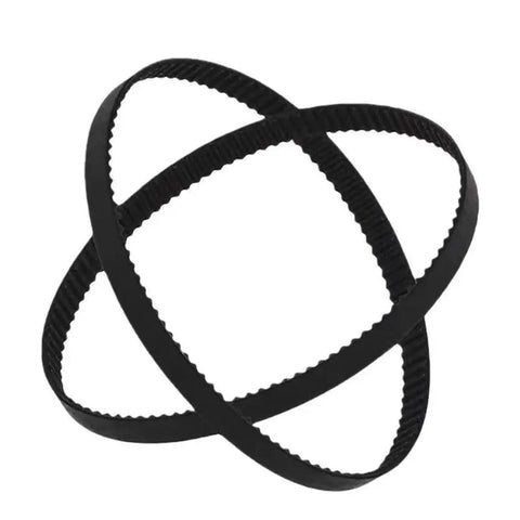 Durable Closed Loop 2GT Synchronous Timing Belt 6mm By 10mm Width, 258mm To 376mm Length, 1 Piece coiled and intertwined
