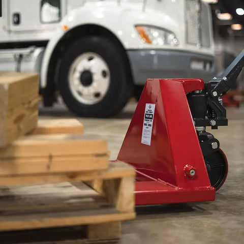 Real Deal Heavy Duty Manual Pallet Jack With Rock Solid Steel Build And Massive 5500 Lb Capacity Designed For No Sweat Hauling And Daily Warehouse Moving Jobs