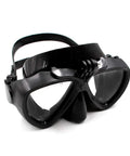 Black swim goggles for action cameras with mount, waterproof and leak-free design. Swim Goggles For Action Cameras Dive Glasses For GoPro Max And Hero Series Insta360 X5 X4 X3 Ace Pro 2 DJI Action 6 5 Pro Action 4 3 Underwater Snorkeling Gear Waterproof And Leak Free.