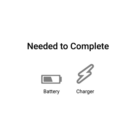 Needed items for Habu STS 70mm EDF Jet RC Airplane Ready To Fly With SAFE Technology: battery and charger icons