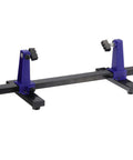 Adjustable PCB Holder With 360 Degree Rotation For Circuit Board Soldering And Desoldering Repair, Metal Base Workbench Desk Stand, Blue