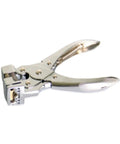 Hisxrcal T Shape Hole Punch Handheld Slot Cutter Tool For Card Name Tags Scrapbooking Projects Easy Portable Design With Smooth Cuts And No Burrs For All Your Paper Crafting Needs, silver zinc alloy construction.