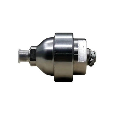 Side view of AC40 One Quarter Inch Hydraulic Pressure Accumulator With Integrated Solenoid Valve, heavy duty pro grade.