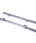 Rock Solid Linear Rails And Bearings 2200mm SBR16 2 Pack With 4 SBR16UU Carriage Blocks For DIY CNC Routers Lathes And Automated Machinery Linear Guide Rail Kit For Smooth Precise Motion