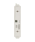 Back view of Heavy Duty 20 Amp Power Strip With 6 Outlets, All Metal Housing, 15 Foot Cord, mountable under desk or wall, 6 foot extension cord.
