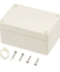 IP65 Waterproof ABS Junction Box Dustproof Electrical Enclosure Gray 3.9 By 2.7 By 2 Inches with screws and cable
