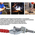 Heavy Duty Quick Release Toggle Clamp With 701Lb Holding Capacity Push Pull Fixture Clamp for woodworking, metalworking projects