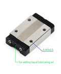 Beefy 150mm Stainless Steel MGN12 Linear Motion Rail Guide With MGN12H Carriage Block For 3D Printers And CNC Machines High Precision Ground Rail In 440C Stainless Steel For Smooth Glide And Heavy Load Capability, MGN12H carriage block with 4-M3 holes and oil port