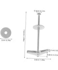 15 Set Carbon Steel Toggle Bolts And Wing Nuts Drywall Anchors with dimensions for shelving and mirrors installation.