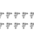 Beefed-Up 90 Degree Angled Grease Nipple Kit In 304 Stainless Steel Zerk Fittings Metric Threads Male Thread Nipples 10-Pack