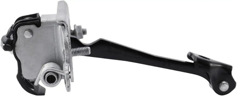 Peugeot Front Door Check Hinge Kit For 308 308SW 308CC MK1 T7 2007 2013, side view of metal hinge with bolt detail