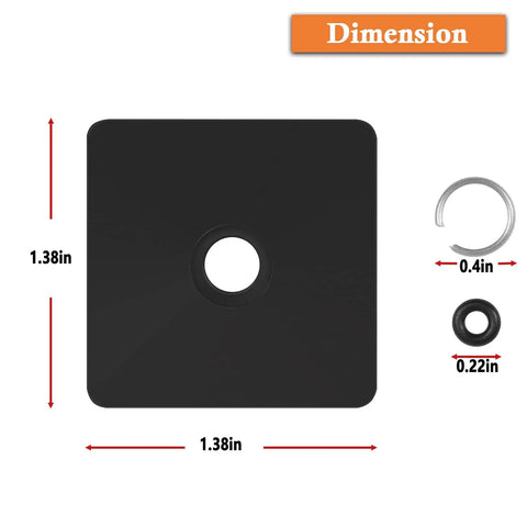 Three Eighths Inch Impact Socket Retaining Clip Kit With O Ring And Installation Tool For Brushless Impact Wrench, Includes C Ring Retainers And Replacement Sockets, Durable Steel Construction