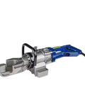 Heavy Duty 16mm Rebar Cutter And Hydraulic Bender Machine Fast Cutting Speed Portable Steel Bar Bending Tool For Construction Site, showing electric motor and cutting head.