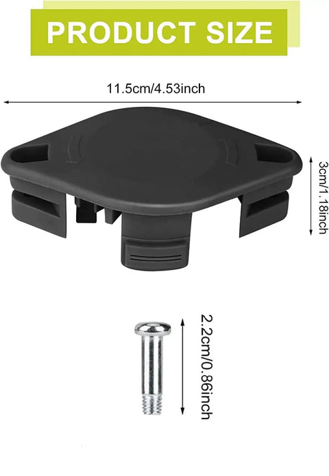 Weed Eater Bladed Trimmer Head With Fixed Dual Blades For Ryobi 18V 24V And 40V Trimmers Fits RY40210 RY40210A ACFHRL2 size diagram