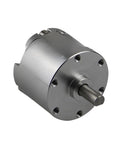 Real Deal Slick Pneumatic Rotary Actuator Vane Cylinder 30mm Shaft High Torque smooth steel construction for industrial automation