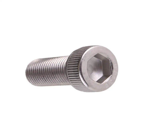 M3 X 20mm Socket Head Cap Screw Bolts 304 Stainless Steel 18 8 Metric Hardware Fasteners close-up showing full thread design.
