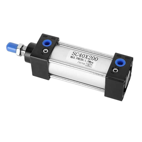 Double Acting Air Pneumatic Cylinder Made From Aluminum Alloy For Industrial Automation Systems with SC40X200 marking