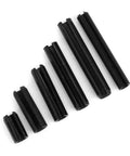 Elastic Cylindrical Pin Set With 240 Pieces Carbon Steel Hollow Positioning Pins And Spring Cotter Pins For Machinery Assembly