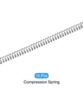 3.9N Stainless Steel Extension Springs 0.3x2mm Wire, 30mm Free Length, 10 Pack for DIY Projects, Home Repairs, Appliances and Lawn Mowers