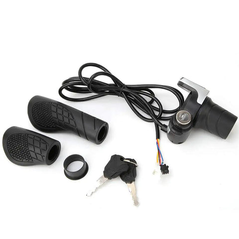 36V Twist Grip Throttle With LCD Power Display And Key Lock, Universal Fit For E Bikes Scooters And Motorcycles components
