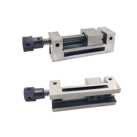 Built Tough Bench Vise With High Precision Parallel Jaws For Cnc Milling And Garage Work Available In Six Or Eight Inch Specs showing compact design.