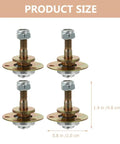 Rocking Chair Bearings Replacement Kit Four High Precision Metal Bearings For Rocking Chair Repair And Assembly 2.04 By 0.78 By 0.78 Inches