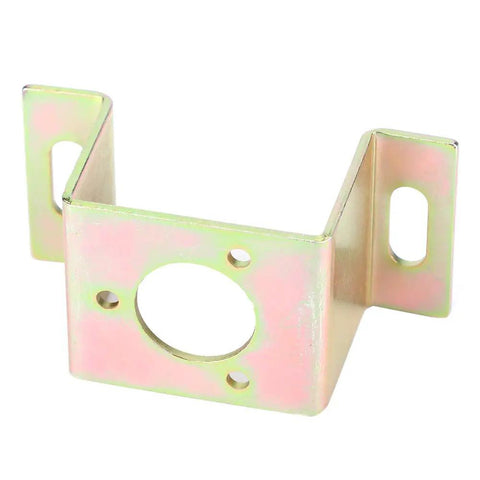 Encoder Mounting Bracket 38mm Iron Galvanized U Type Holder in harsh environments, adjustable anti-skid spring bracket visible
