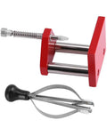 Pro Grade Watchmaker Hand Presser Lifter Tool Set With 7 Plastic Tips for pressing watch hands without scratching the dial.