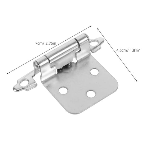 Heavy Duty Self Closing Cabinet Hinges Made Of Rustproof Iron With Easy Installation for Kitchen Cabinets and Furniture Doors 4 Pack