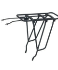 Rear Bike Rack Cargo Carrier For Most Bikes 75 Kg Load Capacity Aluminum Iron Frame Heavy Duty Luggage Rack For Mountain And Road Bikes