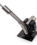 No Sweat 12V Mini Telescopic Linear Actuator With 39Mm Stroke And Adjustable Speed Drive, metal and plastic construction, compact design.
