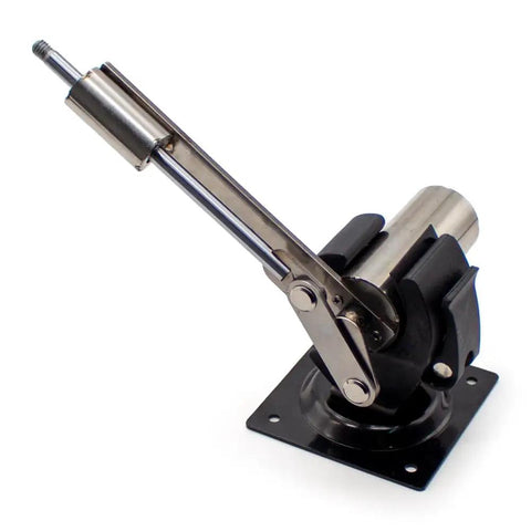 No Sweat 12V Mini Telescopic Linear Actuator With 39Mm Stroke And Adjustable Speed Drive, metal and plastic construction, compact design.