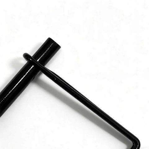 Black zinc-coated locking pin from Four Pack One Quarter Inch By Three And Five Thirty Second Inch Beefy Trailer Hitch Pin with Clip