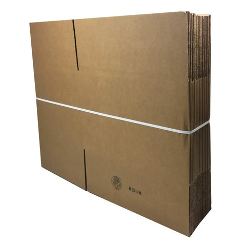 Heavy Duty Medium Moving Boxes 20 Pack Corrugated Cardboard Crates 18X14X12 Inches Built Solid For Zero Drama Shipping Mailing Packing Storage And Effortless Decluttering