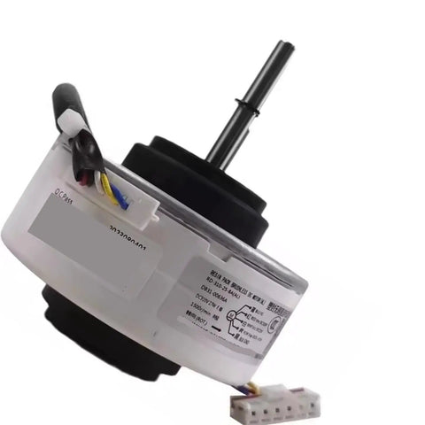 DC310V 27W Replacement Brushless DC Fan Motor For Air Conditioning Systems, front view showing wires and plug connector.