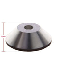 Side view of Diamond Abrasive Sheet And Cup Wheel Set 150mm 125mm 100mm 180 Grit for carbide metal stone grinding polishing resin bond.