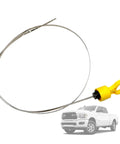 Transmission Fluid Dipstick Compatible With Ram 2500 3500 6.7L 68RFE 2007 2022 Replacement OE 53034117AB shown with a truck