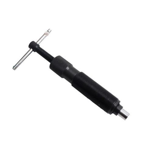 No Sweating Manual Hydraulic Thread Puller For Gears And 10 Ton Heavy Duty Hub Extractor Tool with a textured handle and extraction spindle.