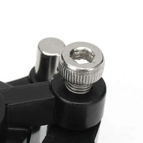 Close-up of 140mm Rear Disc Brake Caliper Kit component showing black caliper with screw, for Mini Dirt Bikes, Go Karts, Scooters