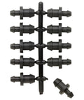 Goof Plug Drip Irrigation Repair Accessory Pack Of 25 For Tubing Compatibility Durable Fix For Garden Water Lines, multiple plugs shown.