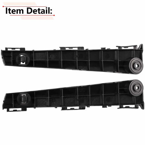 RLB-HILON front bumper brackets, black plastic pair for Toyota Camry 2012–2014.