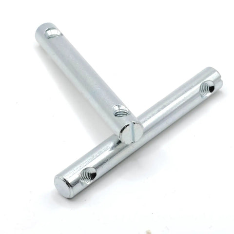 Heavy Duty Zinc Plated Cross Dowel Barrel Nuts Compatible With Ikea 121214 Furniture Hardware Built Tough double assembly joiners set of two