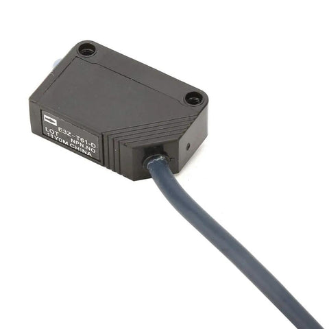 Infrared Sensor DC 12 To 24V NPN Output Proximity Switch for industrial automation, close-up view with cable connection.
